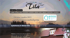 Desktop Screenshot of ali-ketolantila.fi